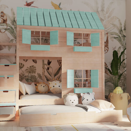 Łóżka domki dla dzieci – tak wiele możliwości!