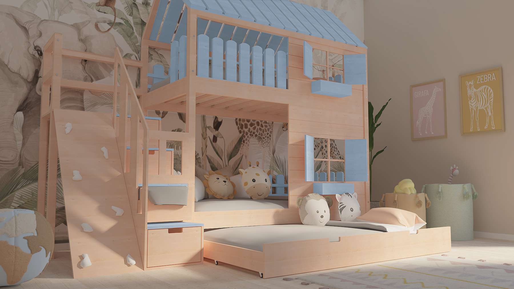 chatynka ze ścianką niebieska chatynka ze ścianką niebieska