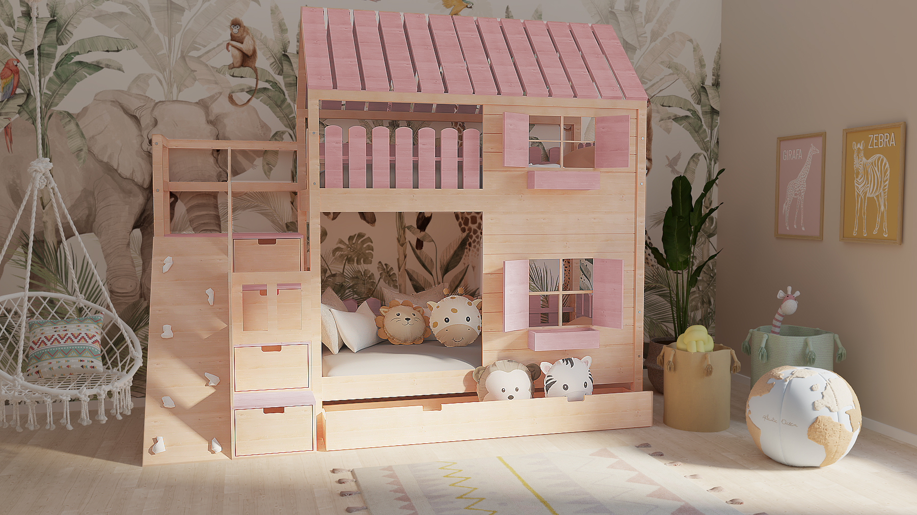 chatynka ze ścianką pudrowy róż chatynka ze ścianką pudrowy róż