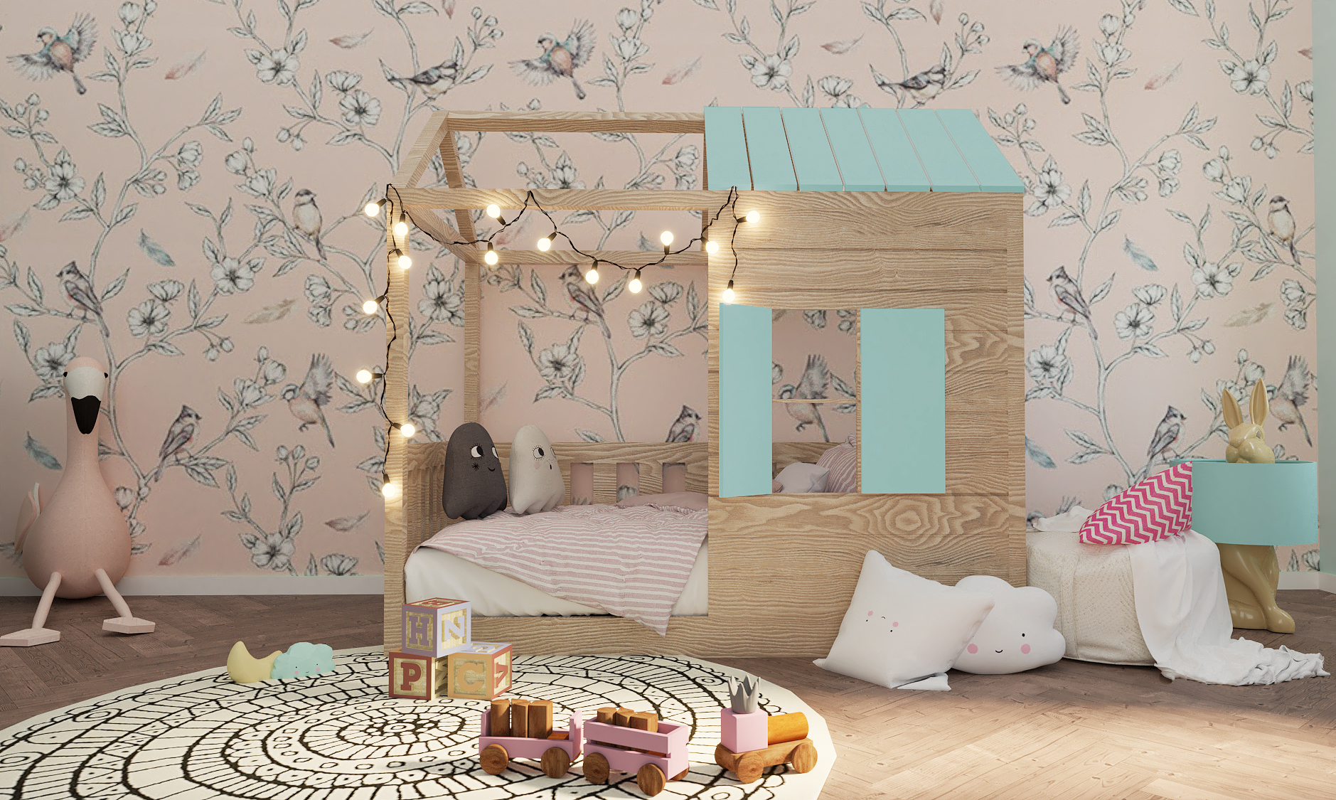 Łóżko dla dziecka domek