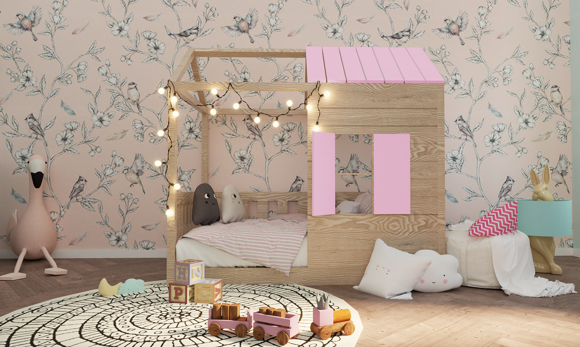 domek róż domek róż