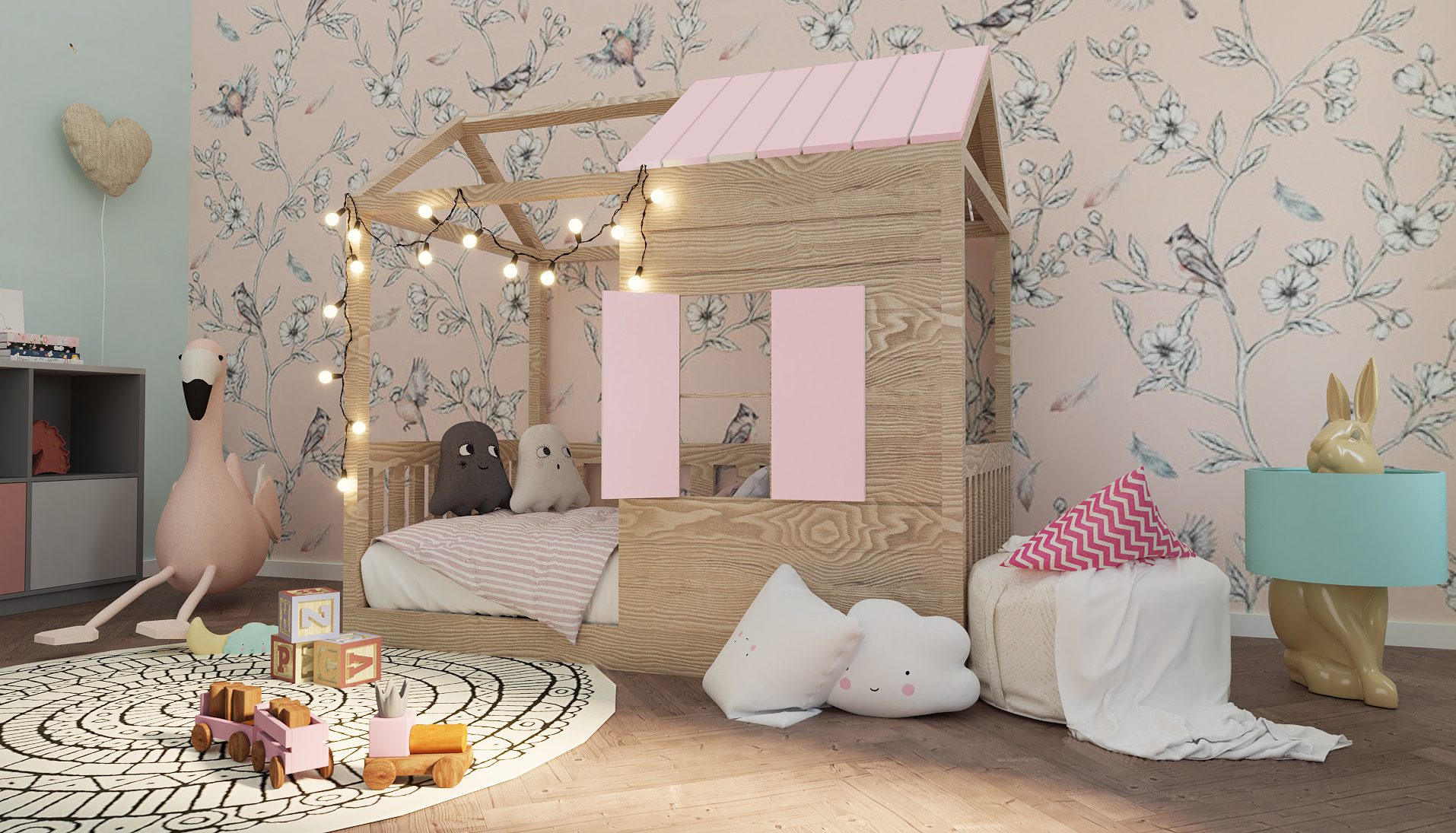 domek1 pudrowy róż domek1 pudrowy róż