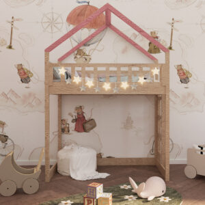 antresola w kształcie domku dla dziecka od producenta