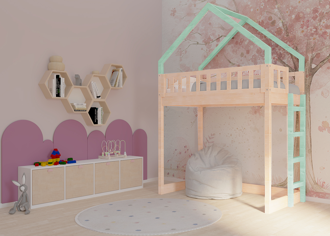 piętrusek z drabinką mieta piętrusek z drabinką mieta