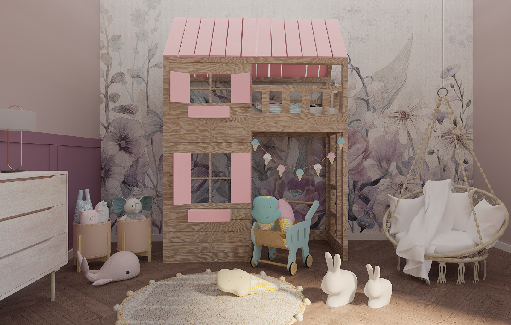 Łóżko na antresoli dla dziecka