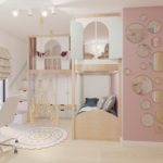 Dziewczęcy magiczny świat – projekt pokoju dla dziewczynki